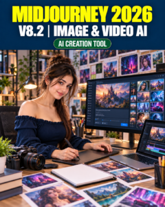 Midjourney 2026 V8.2 AI image and video generation tool